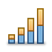 Symbol für gestapeltes Balkendiagramm