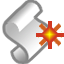 Layout script trigger badge on a layout