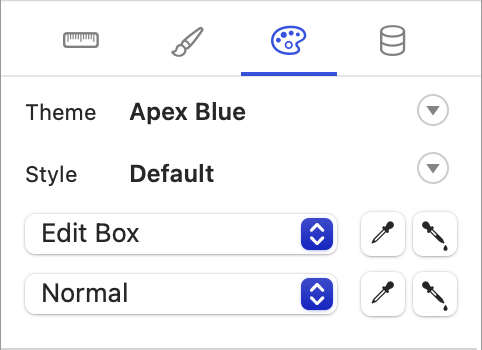 Inspector pane showing Position, Styles, Appearance, and Data tabs in Windows