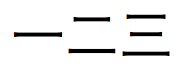 cadeia de texto japonês de números kanji 1 2 3